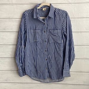Japna Blue stripes button down shirts